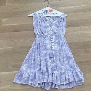 Tiare Hawaii Purple Tie-Dye Swim Coverup